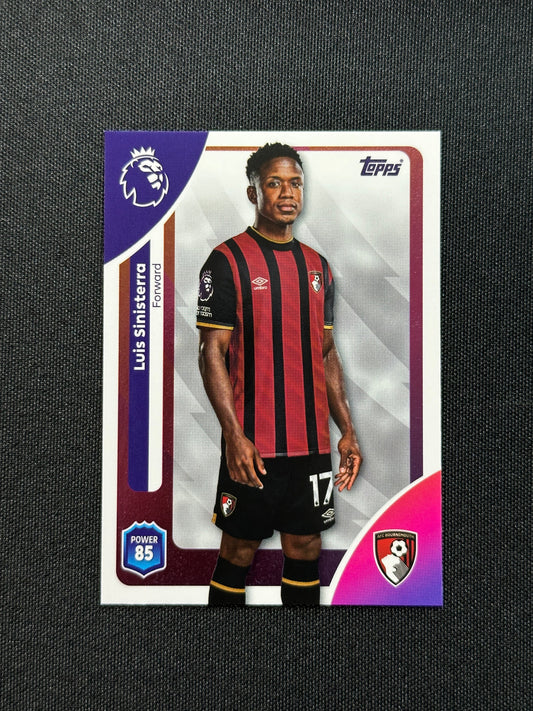 46 Luis Sinisterra Bournemouth Base - Topps Premier League 2026