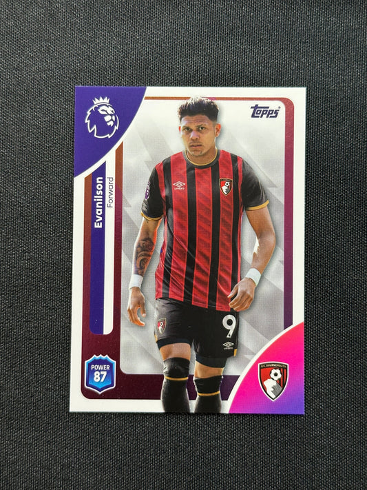 51 Evanilson Bournemouth Base - Topps Premier League 2026