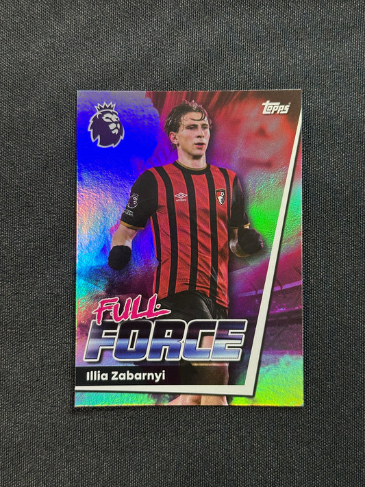 53 Illia Zabarnyi Bournemouth Full Force - Topps Premier League 2026