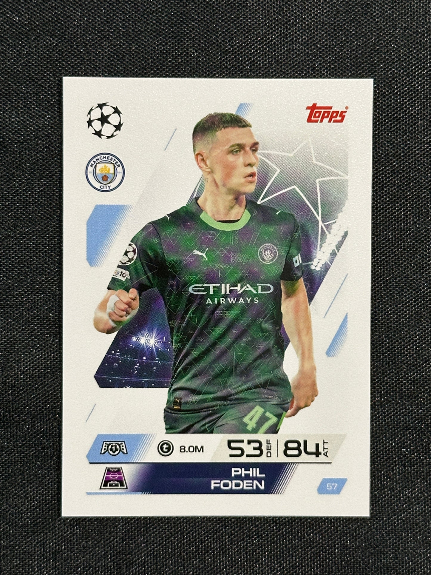 57 Phil Foden Manchester City Base - Topps Match Attax 2025/26