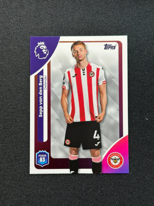 58 Sepp van den Berg Brentford Base - Topps Premier League 2026