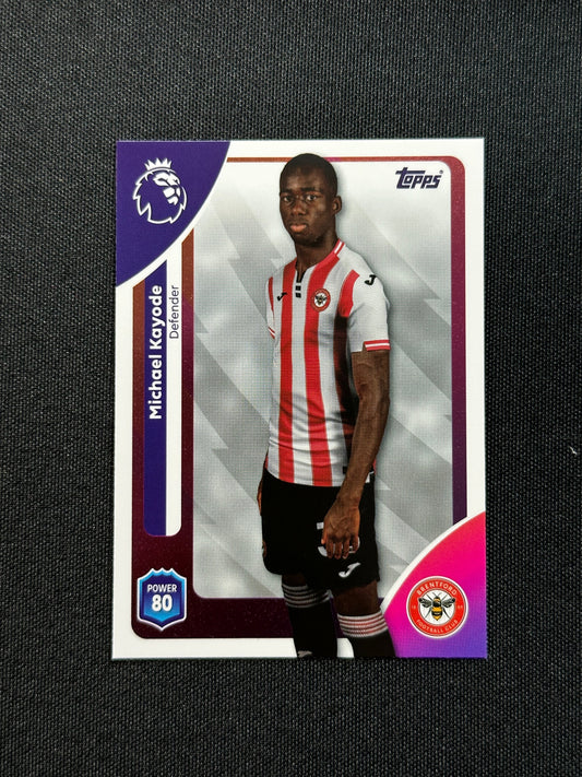 59 Michael Kayode Brentford Base - Topps Premier League 2026