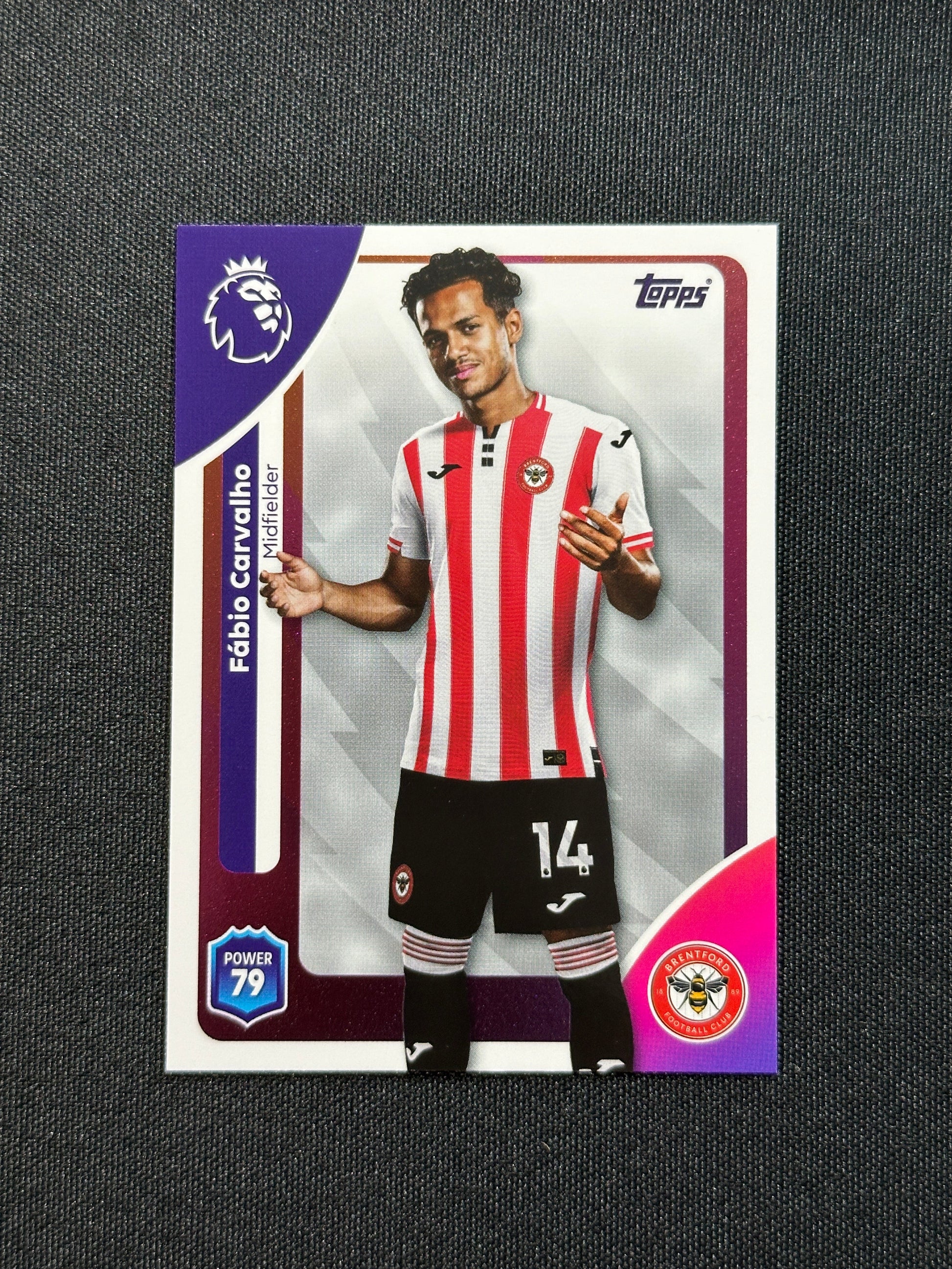 64 Fábio Carvalho Brentford Base - Topps Premier League 2026