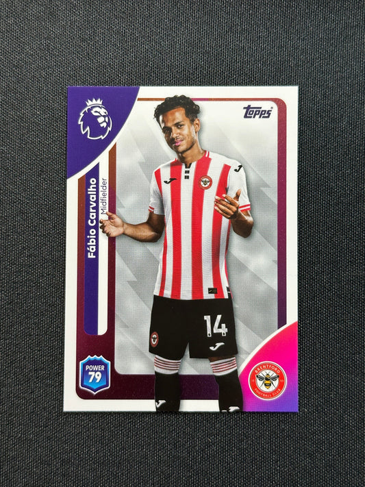 64 Fábio Carvalho Brentford Base - Topps Premier League 2026
