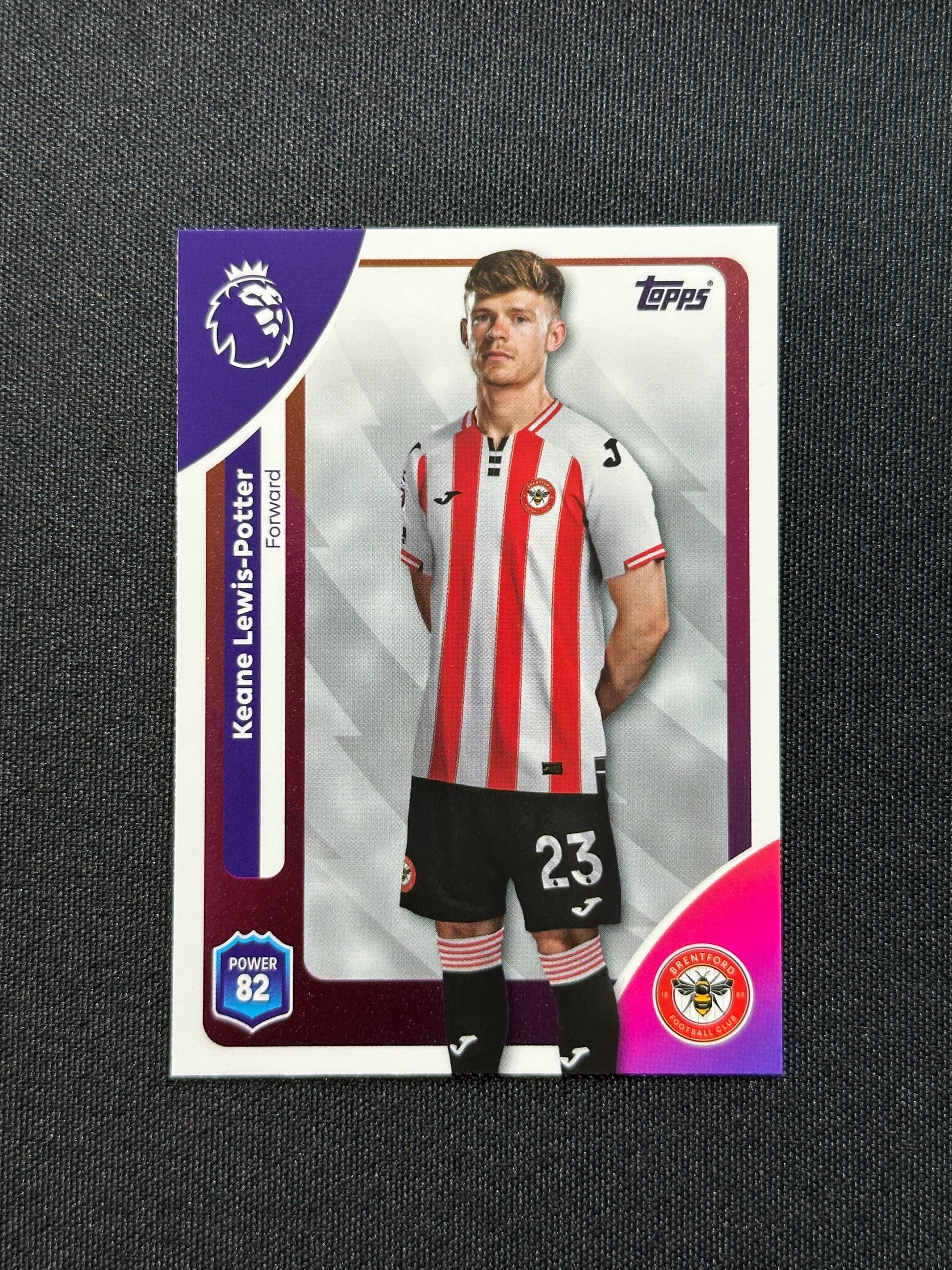 66 Keane Lewi Brentford Base - Topps Premier League 2026