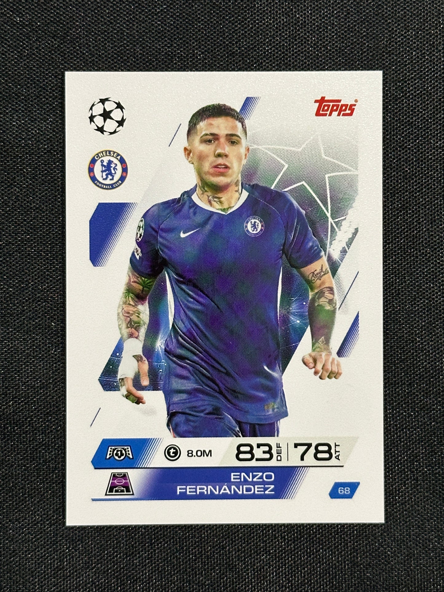 68 Enzo Fernádez Chelsea Base - Topps Match Attax 2025/26