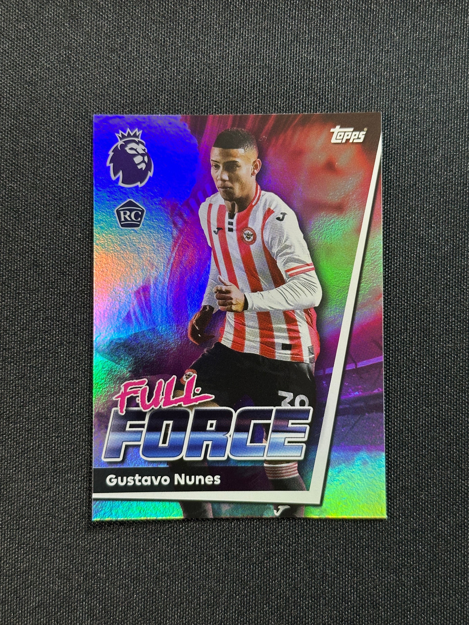71 Gustavo Nunes Brentford Full Force - Topps Premier League 2026