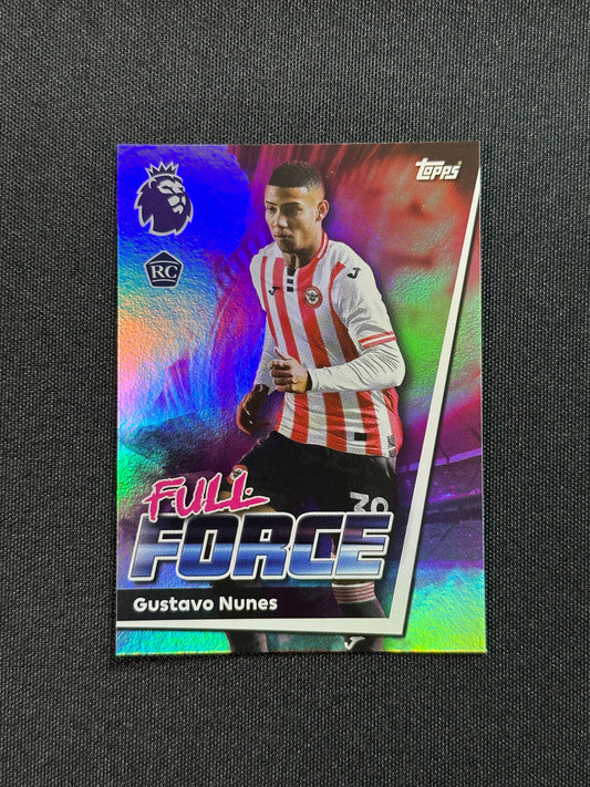 71 Gustavo Nunes Brentford Full Force - Topps Premier League 2026