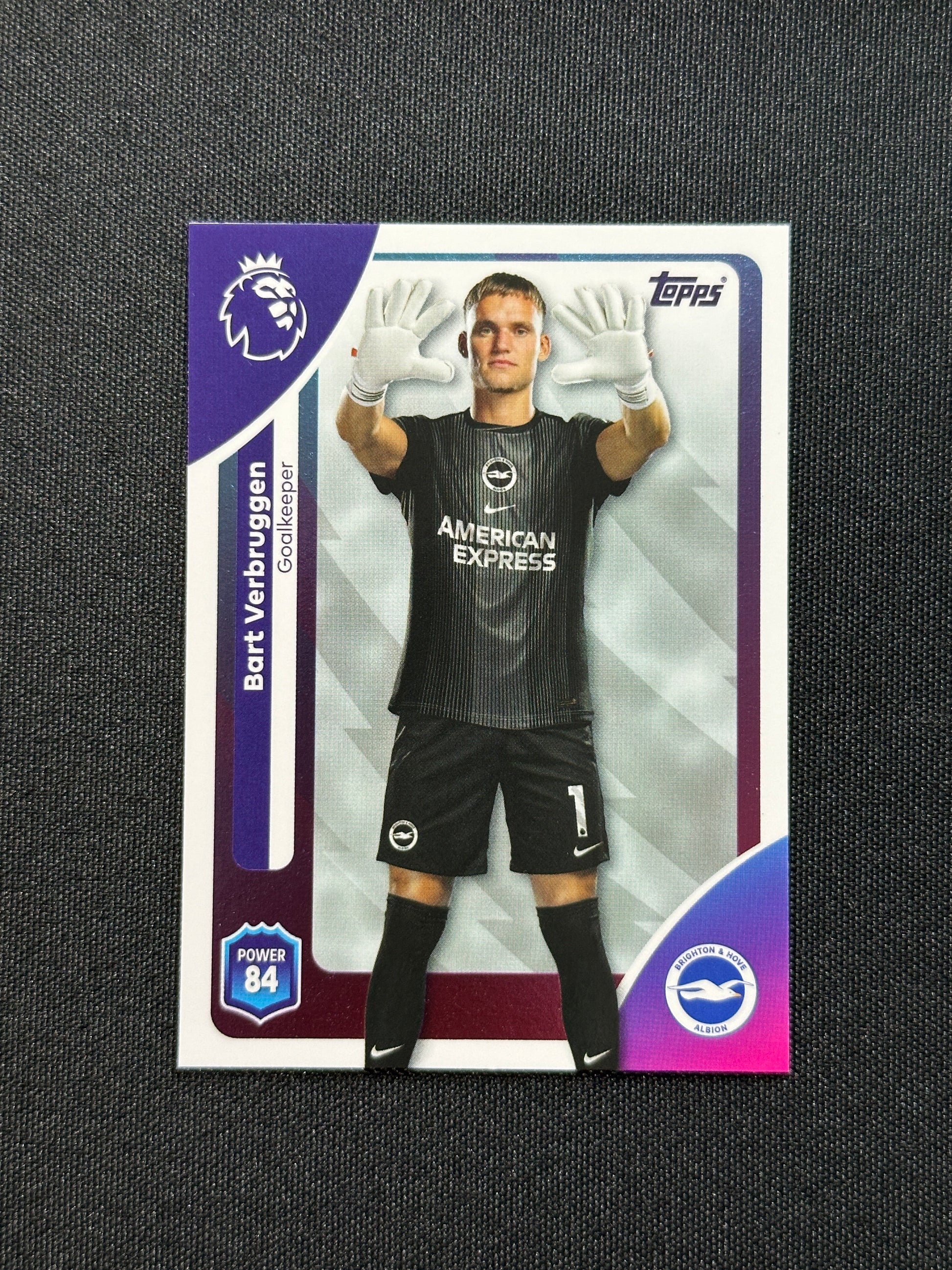 74 Bart Verbruggen Brighton Base - Topps Premier League 2026