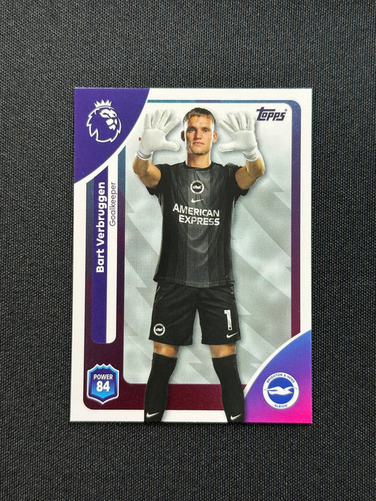 74 Bart Verbruggen Brighton Base - Topps Premier League 2026