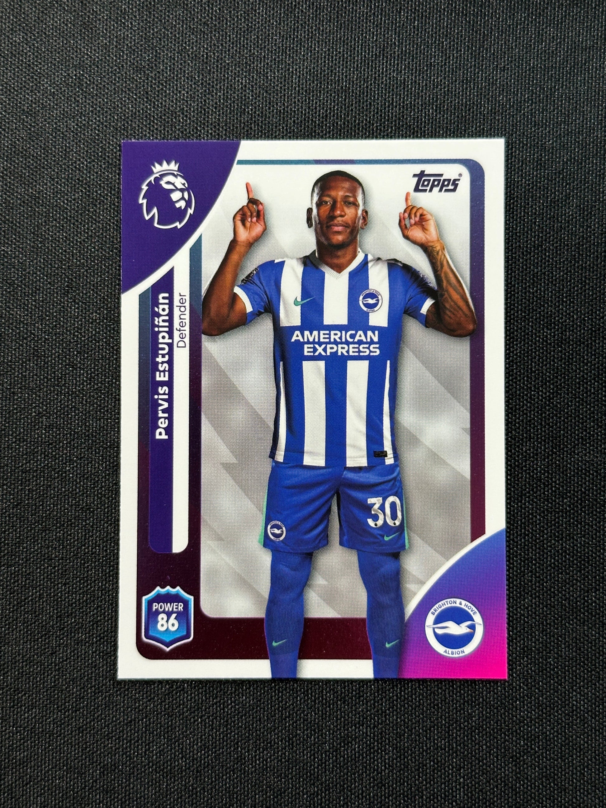 76 Pervis Estupiñán Brighton Base - Topps Premier League 2026