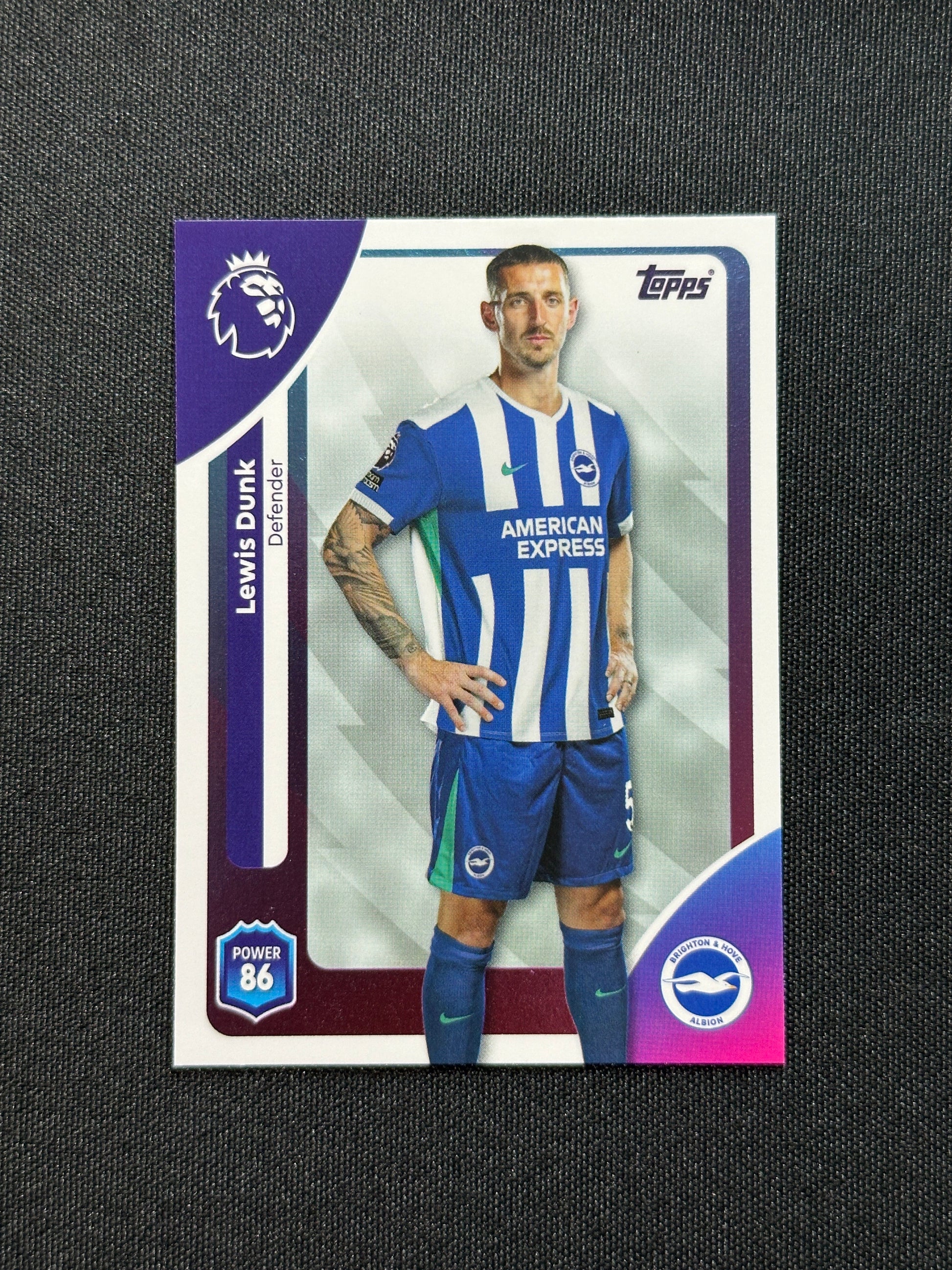 77 Lewis Dunk Brighton Base - Topps Premier League 2026