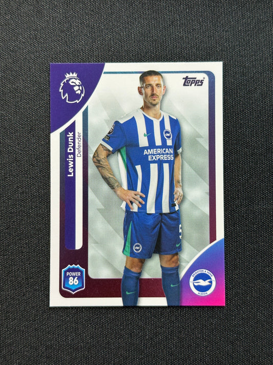 77 Lewis Dunk Brighton Base - Topps Premier League 2026