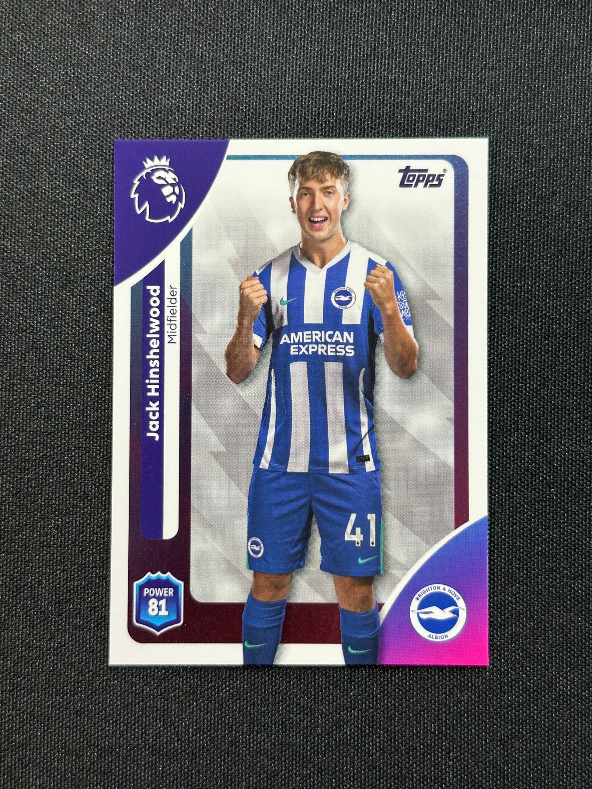 78 Jack Hinshelwood Brighton Base - Topps Premier League 2026