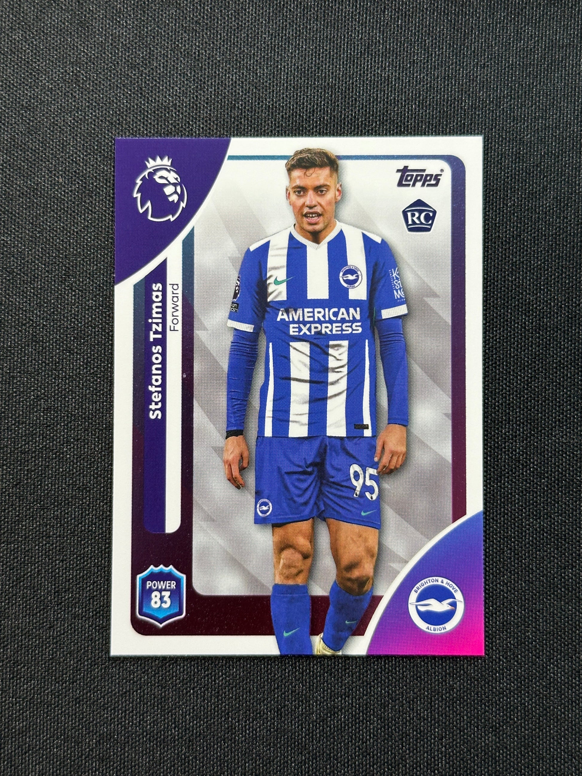 84 Stefanos Tzimas Brighton Base - Topps Premier League 2026