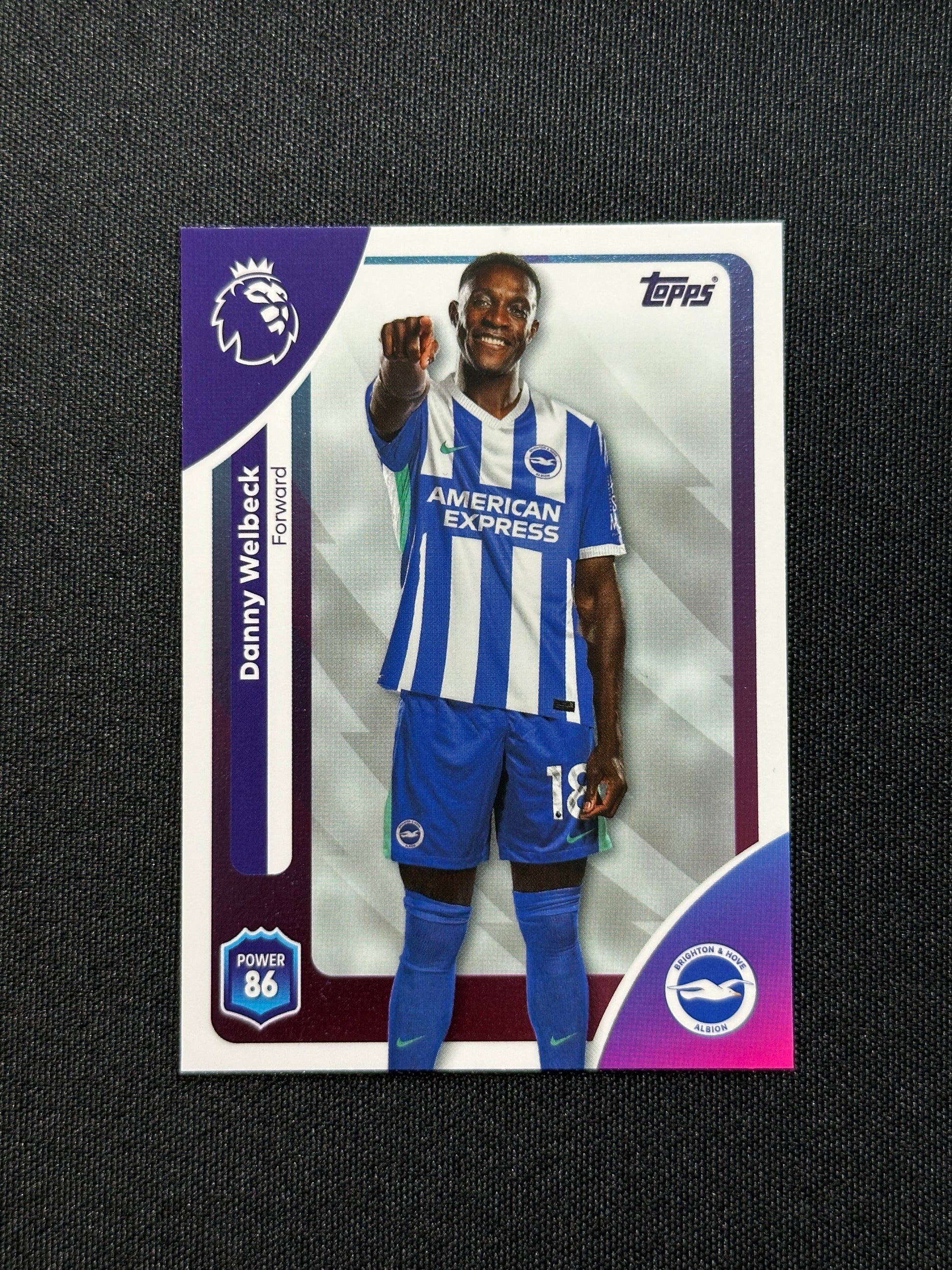 85 Danny Welbeck Brighton Base - Topps Premier League 2026