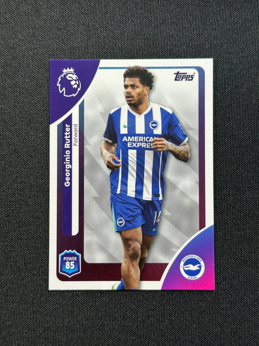 86 Georginio Rutter Brighton Base - Topps Premier League 2026