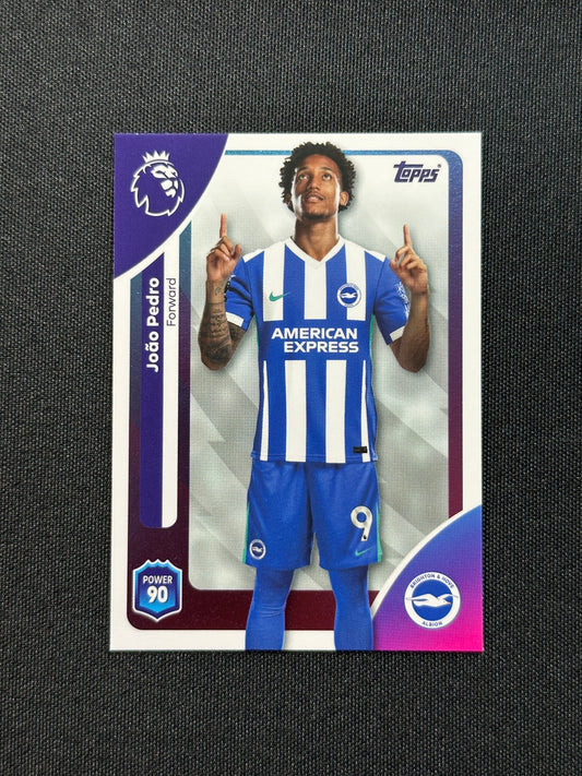 87 João Pedro Brighton Base - Topps Premier League 2026