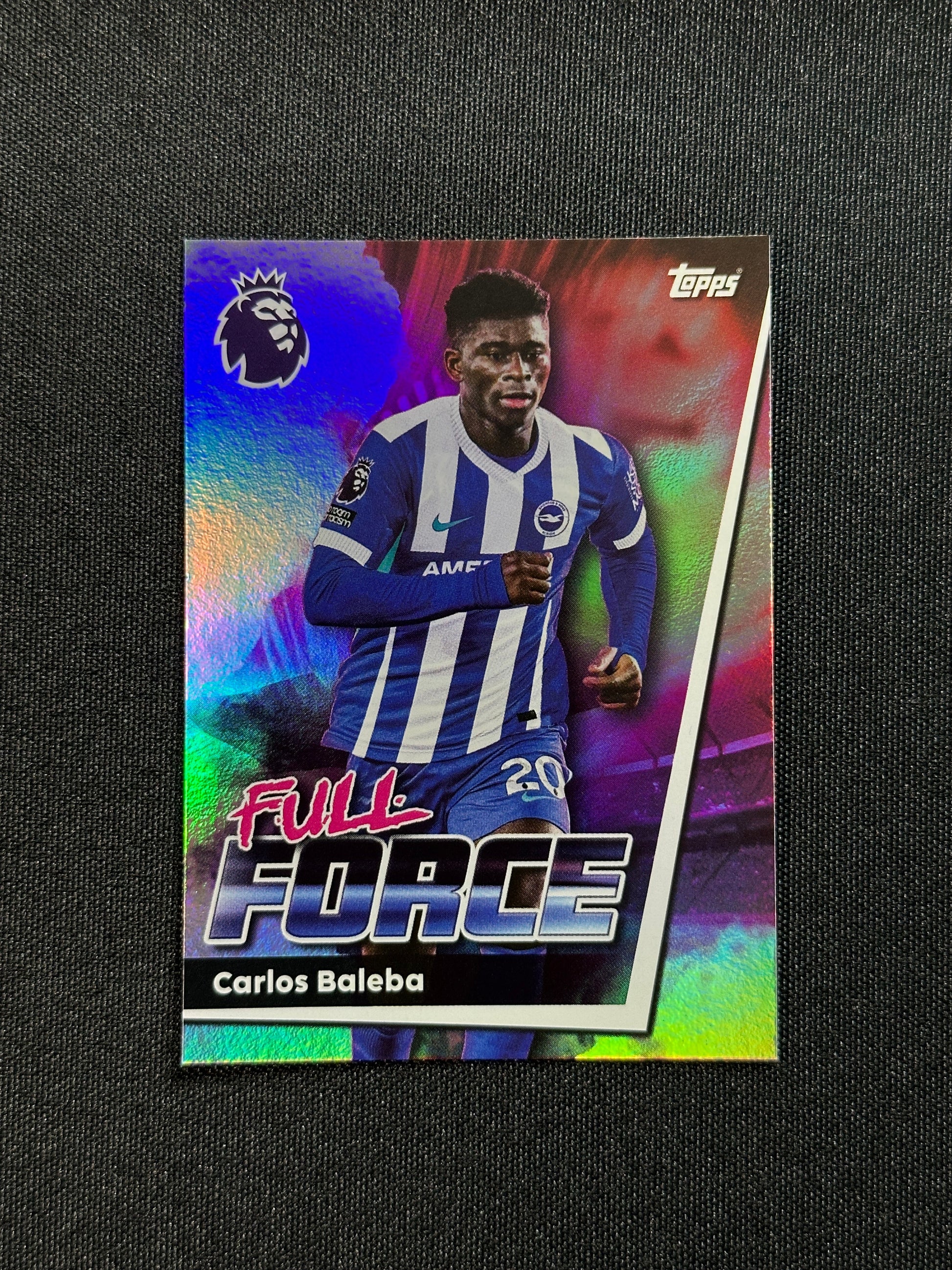 89 Carlos Baleba Brighton Full Force - Topps Premier League 2026