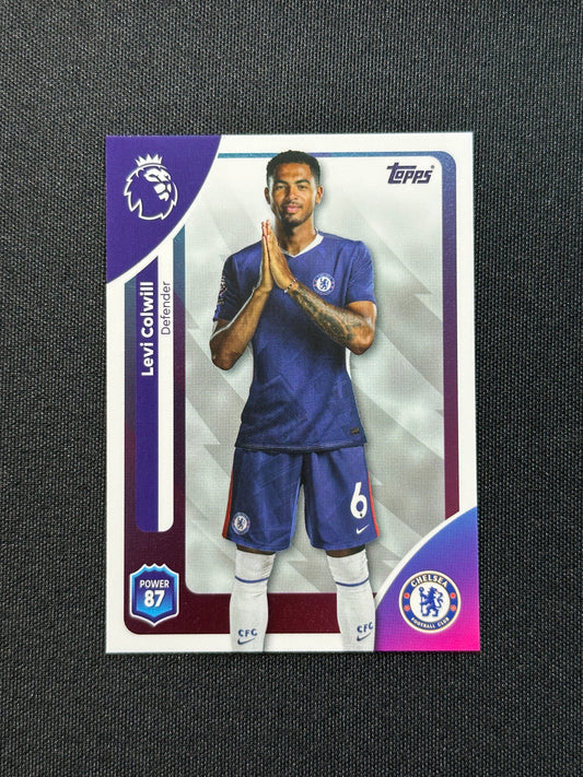 93 Levi Colwill Chelsea Base - Topps Premier League 2026