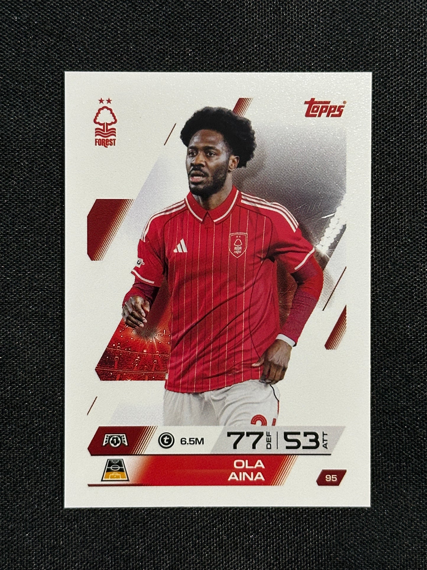 95 Ola Ana Nottingham Forest Base - Topps Match Attax 2025/26