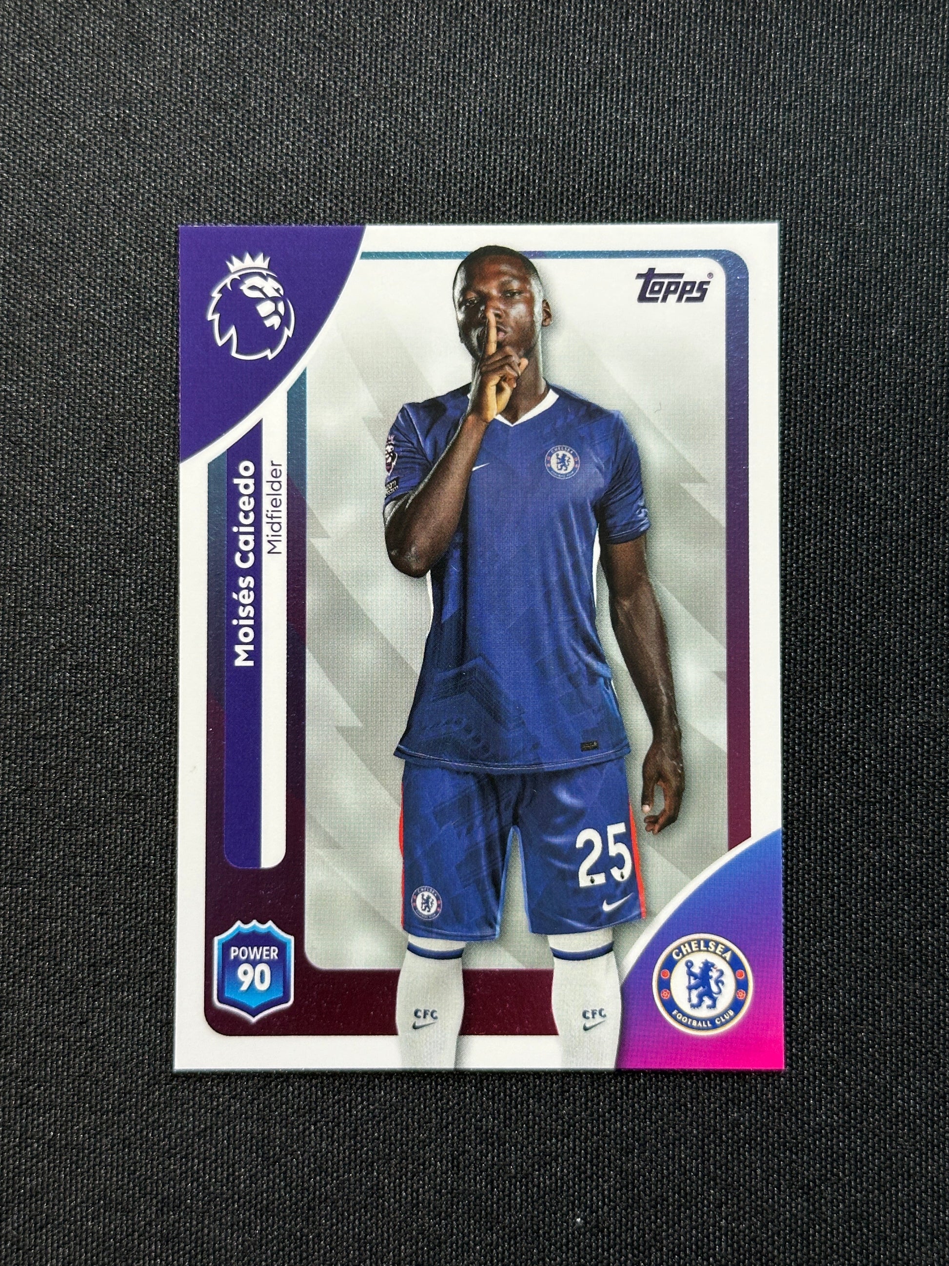98 Moisés Caicedo Chelsea Base - Topps Premier League 2026