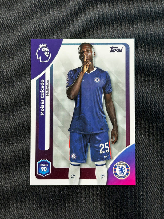 98 Moisés Caicedo Chelsea Base - Topps Premier League 2026