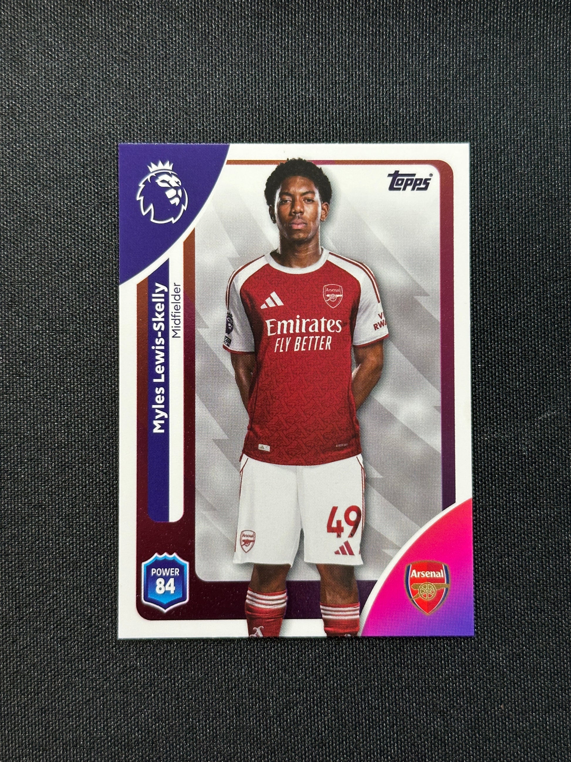 9 Myles Lewi Arsenal Base - Topps Premier League 2026