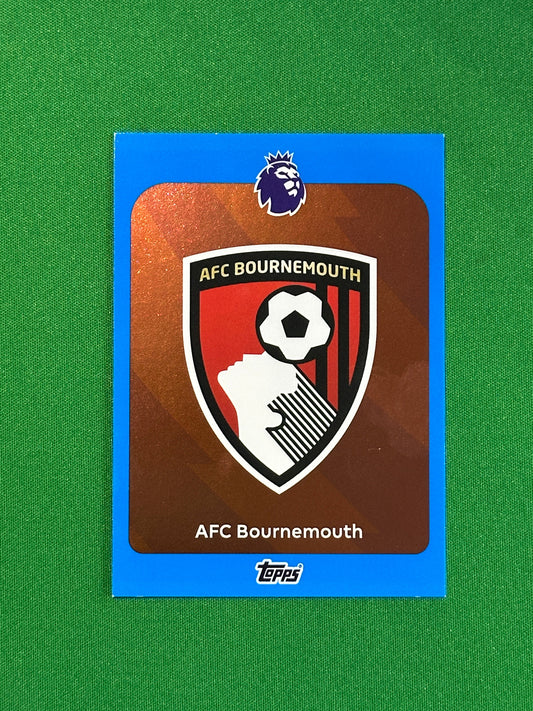 AFC Bournemouth Badge Blue Parallel Base - Topps Premier League 2026