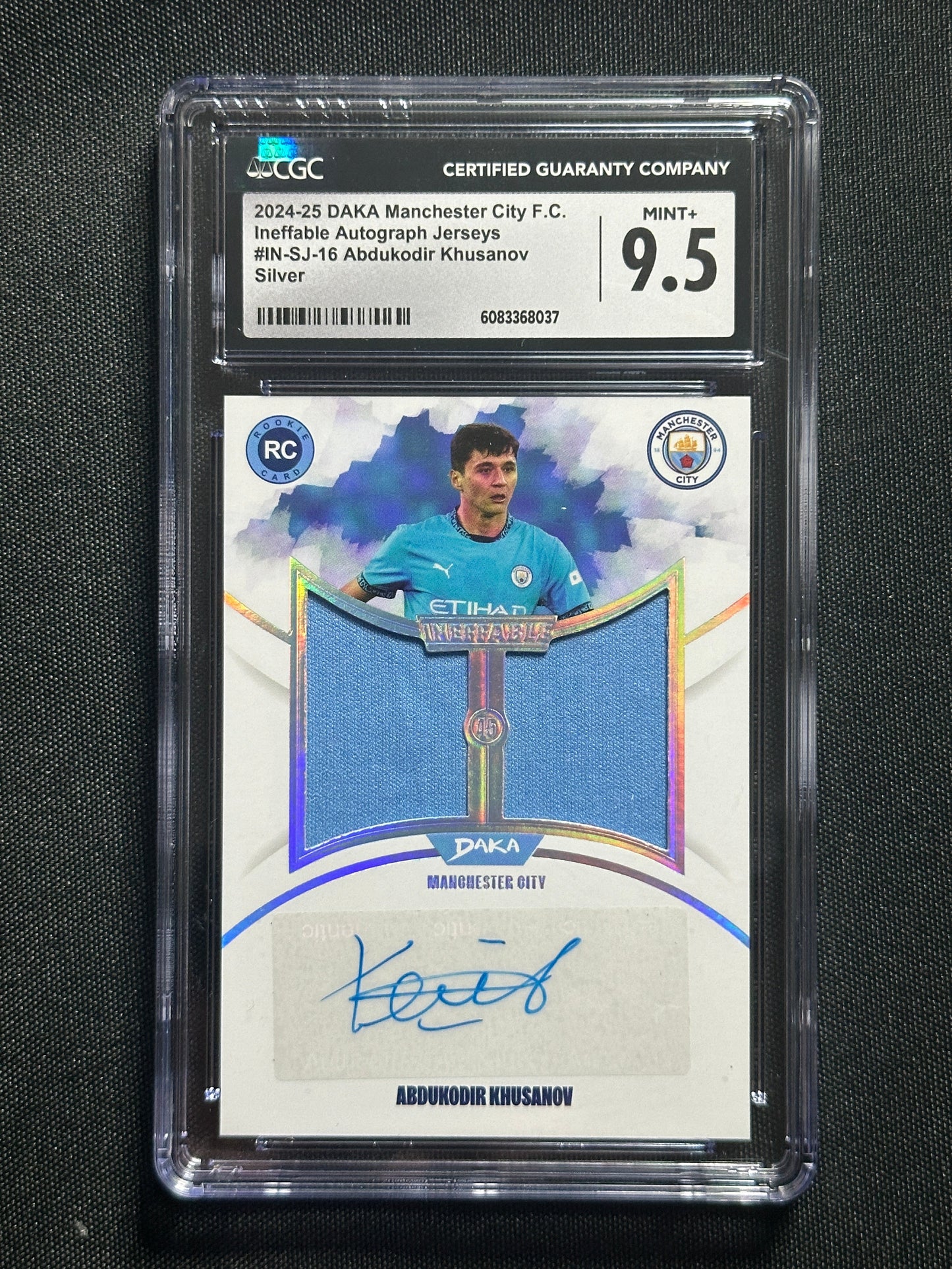 Abdukodir Khusanov Autograph 05/25 - Daka Manchester City One & Two 2024/25