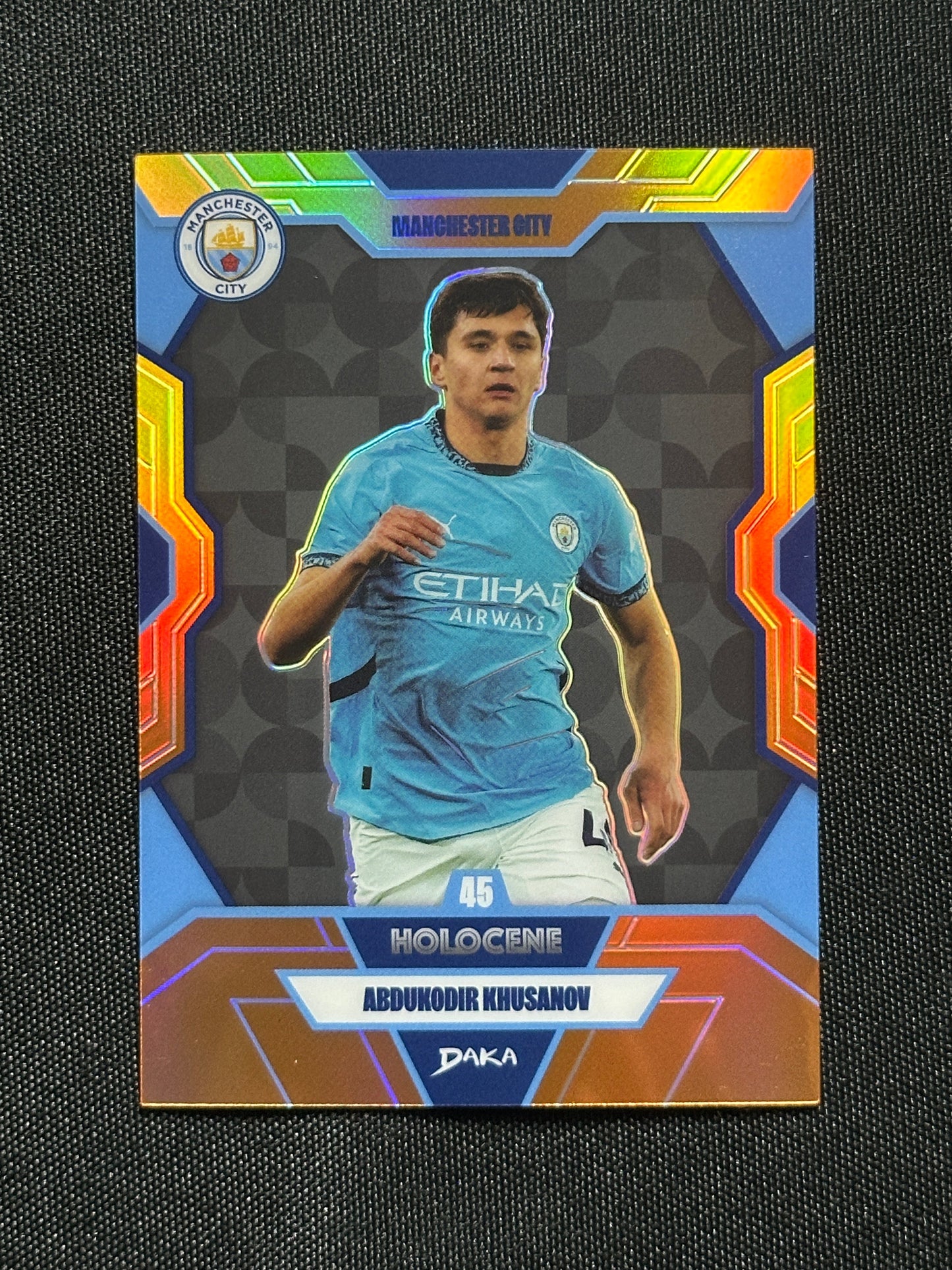Abdukodir Khusanov Numbered Parallel 60/75 - Daka Manchester City One & Two 2024/25