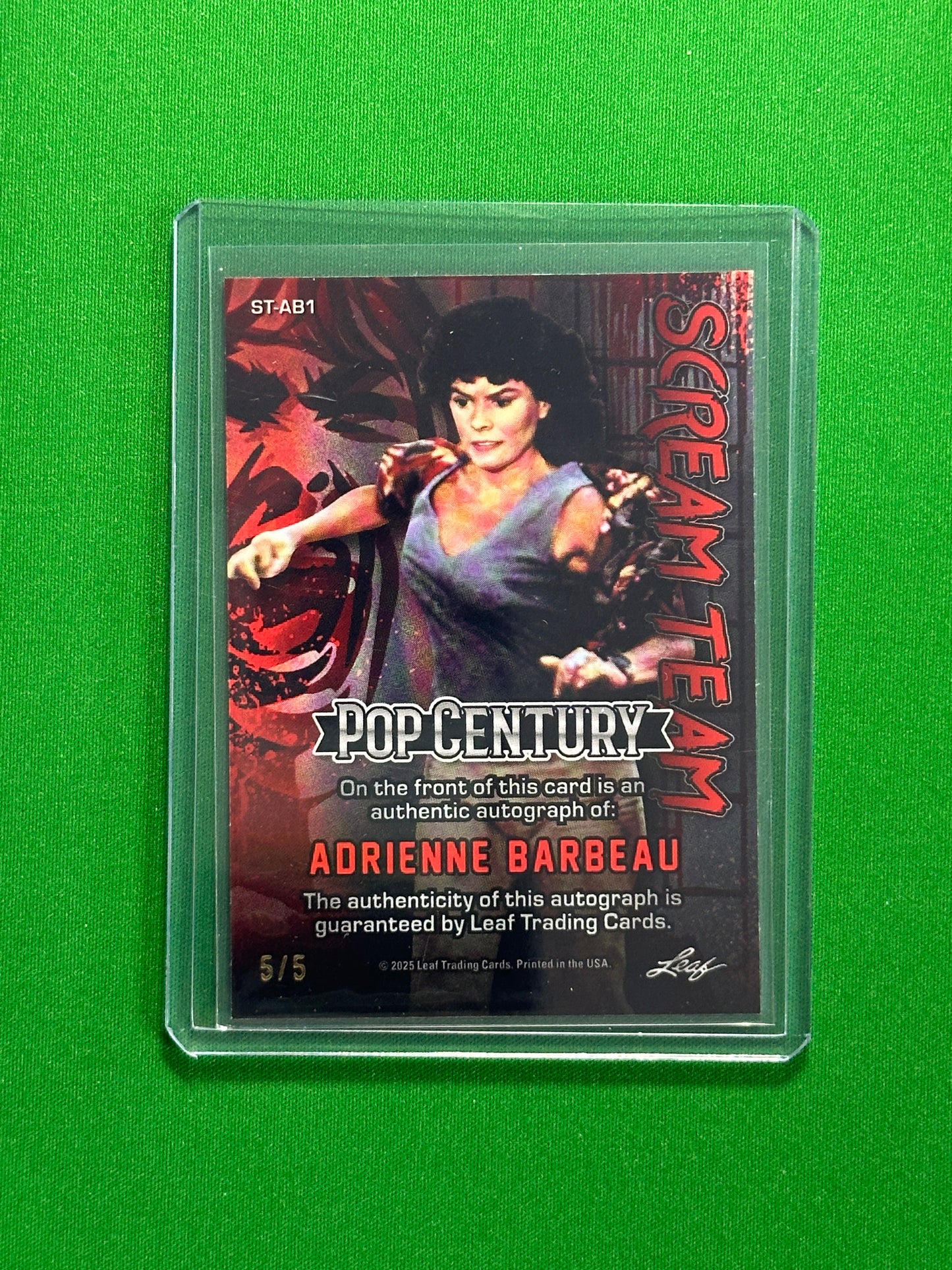 Adrienne Barbeau Autograph 5/5 - Leaf Pop Century 2025