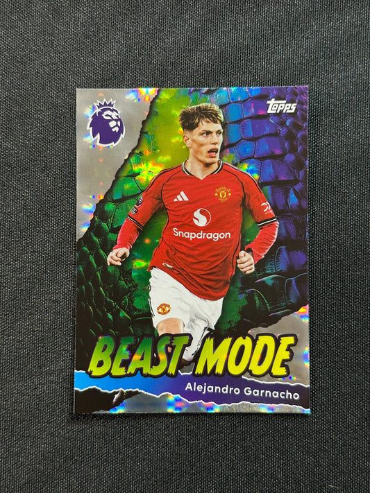 Alejandro Garnacho Manchester United Beast Mode - Topps Premier League 2026