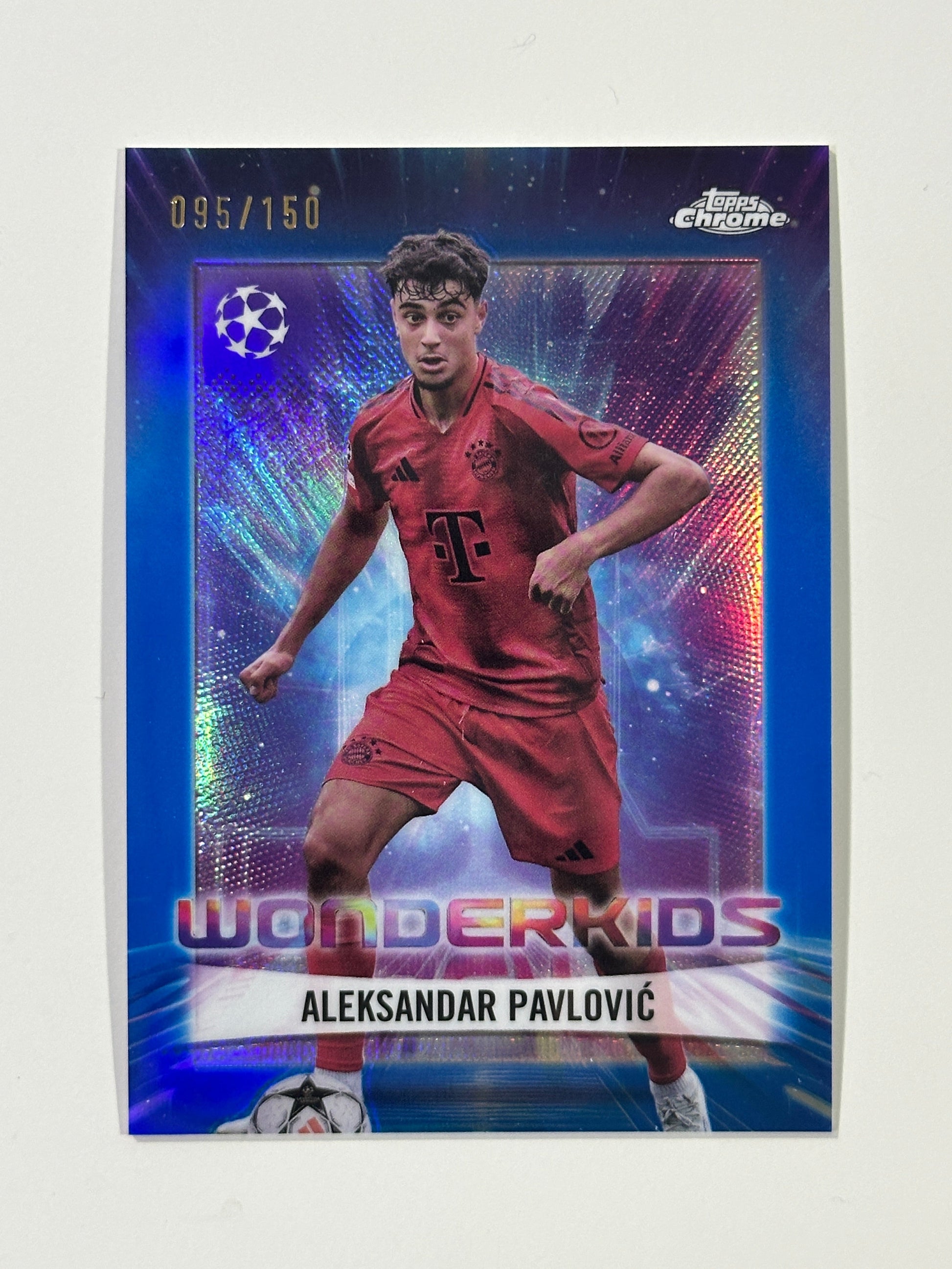 Aleksandar Pavlovic Numbered Parallel 95/150 - Topps Chrome 2024/25