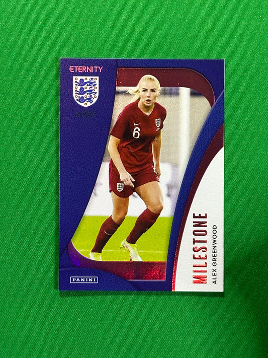 Alex Greenwood Milestone 20/25 - Panini Lionesses Eternity 2025