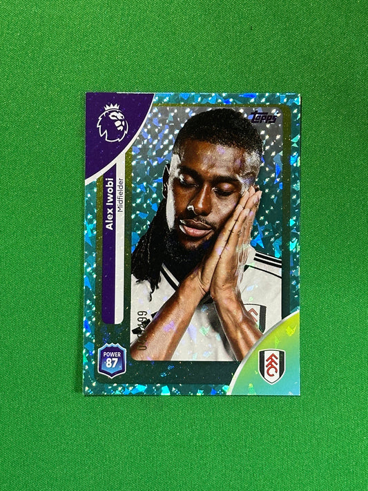Alex Iwobi Numbered Parallel 40/499 - Topps Premier League 2026