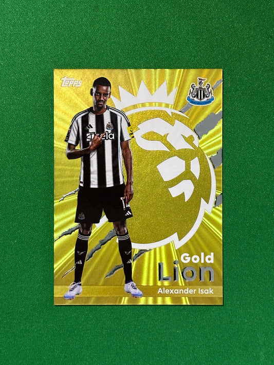 Alexander Isak Gold Lion - Topps Premier League 2026