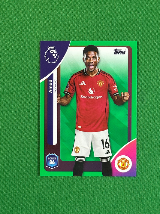 Amad Green Parallel Base - Topps Premier League 2026