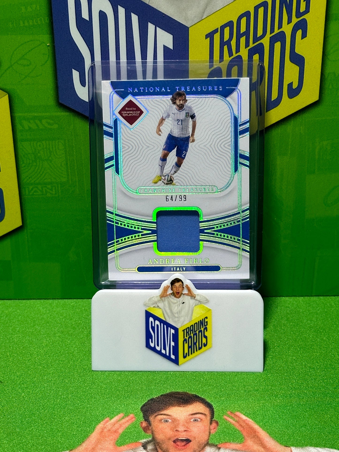 Andrrea Pirlo 64/99 - Italy - Panini National Treasures 2022 Main