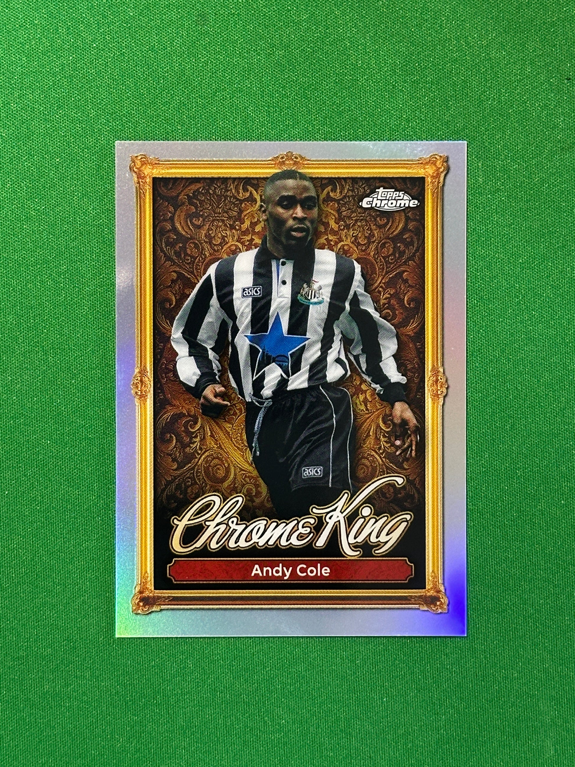 Andy Cole Chrome King - Topps Premier League 2026