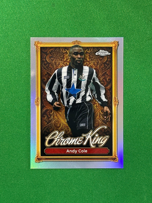 Andy Cole Chrome King - Topps Premier League 2026