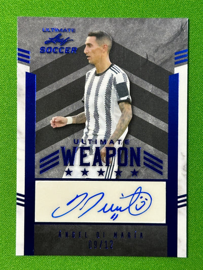 Angel Di Maria Autograph 09/12 - Leaf Ultimate Soccer 2022