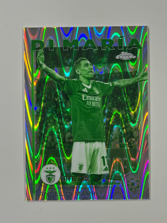 Angle Di Maria Numbered Parallel 16/225 - Topps Chrome 2024/25