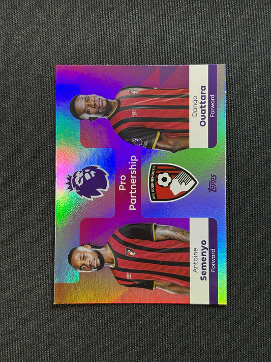 Antoine Semenyo/Dango Outtara Bournemouth Pro Partnership - Topps Premier League 2026