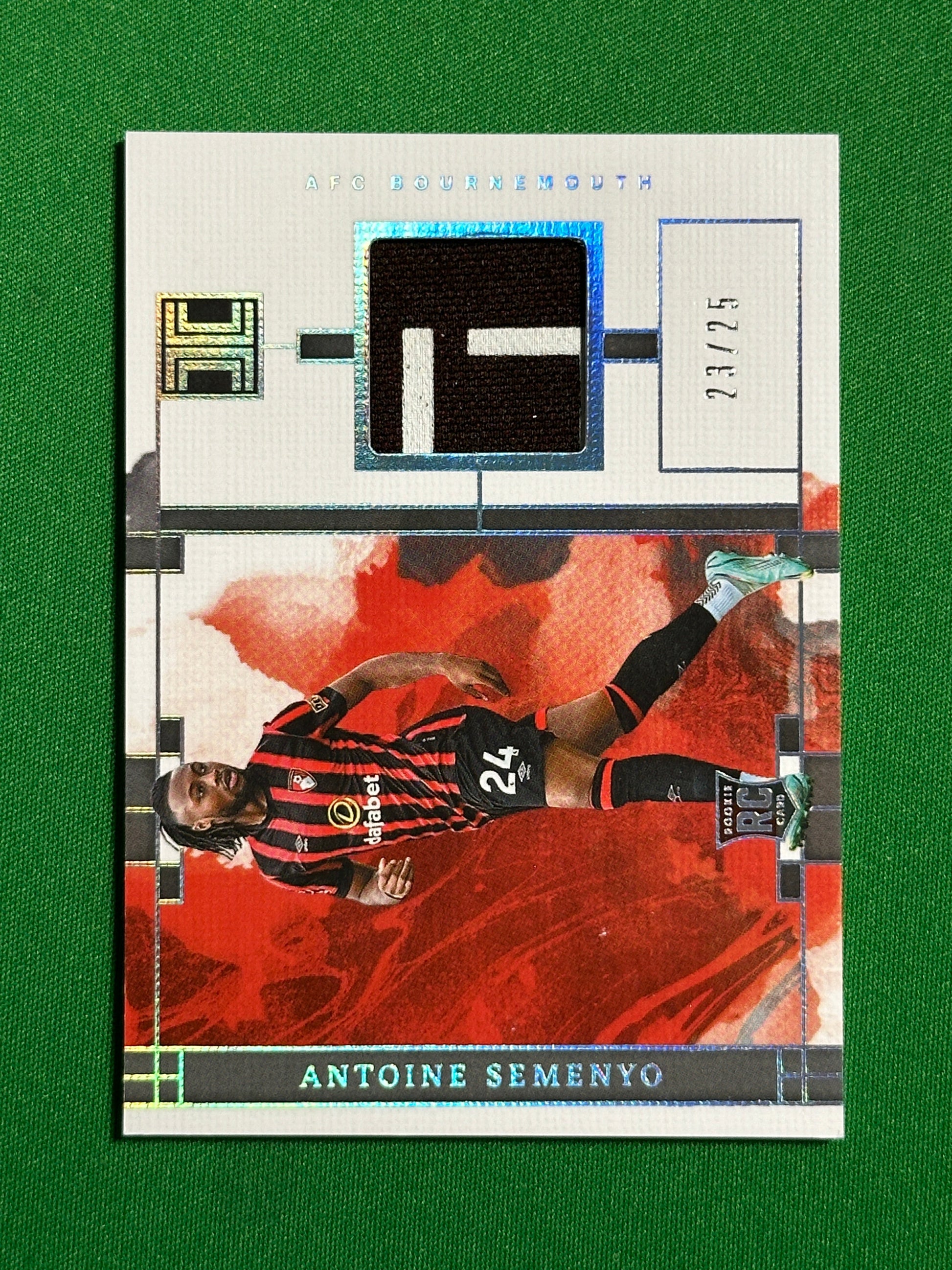Antoine Semenyo Patch 23/25 - Bournemouth - Panini Impeccable 2023/24 Front