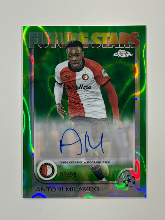 Antoni Milambo Autograph 2/99 - Topps Chrome 2024/25