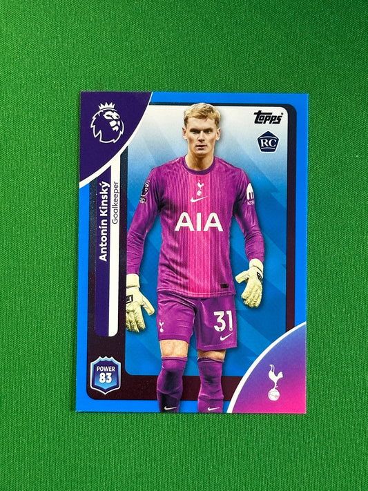 Antonin Kinsky Blue Parallel Base - Topps Premier League 2026
