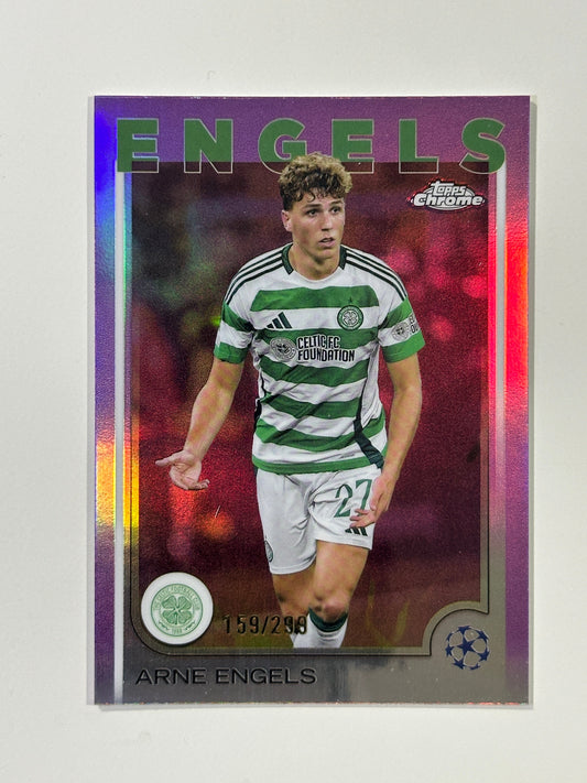 Arne Engels Numbered Parallel 159/299 - Topps Chrome 2024/25