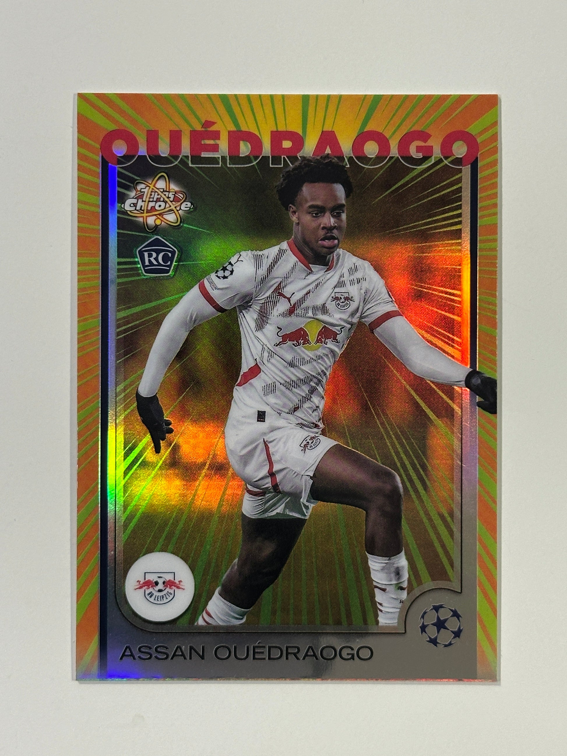Assan Ouedraogo Radiating Rookies - Topps Chrome 2024/25