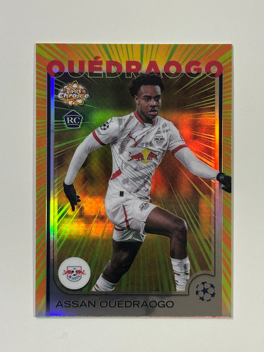 Assan Ouedraogo Radiating Rookies - Topps Chrome 2024/25